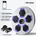 Smart music boxing machine reaction target system mounted on wall with PU target pads
