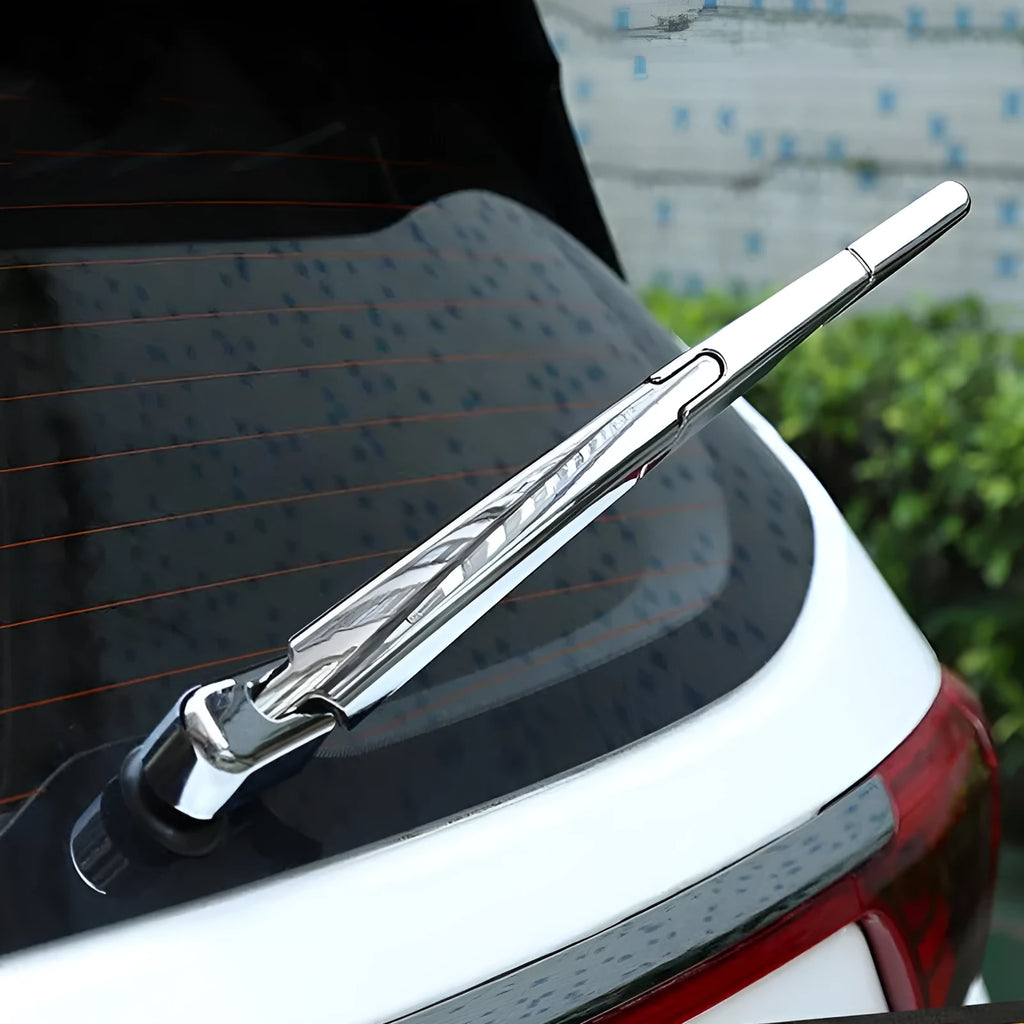 Silvery ABS plastic rear wiper cover trim for 2010 Hyundai cars