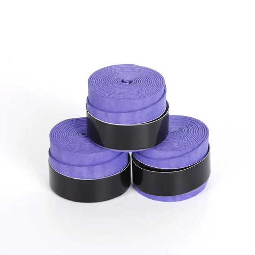 Blue frosted PU non-slip sweat absorbent grip tape for badminton racket and fishing rod handle