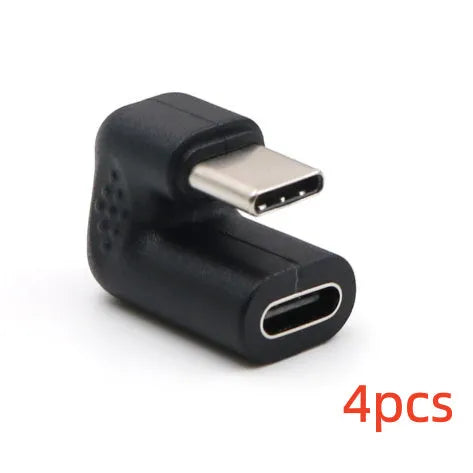 Plastic male to female U-bend adapter cable for mobile phone and tablet charging