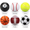 Golf practice ball with seamless dimple design and soft touch Sarin Surlyn cover