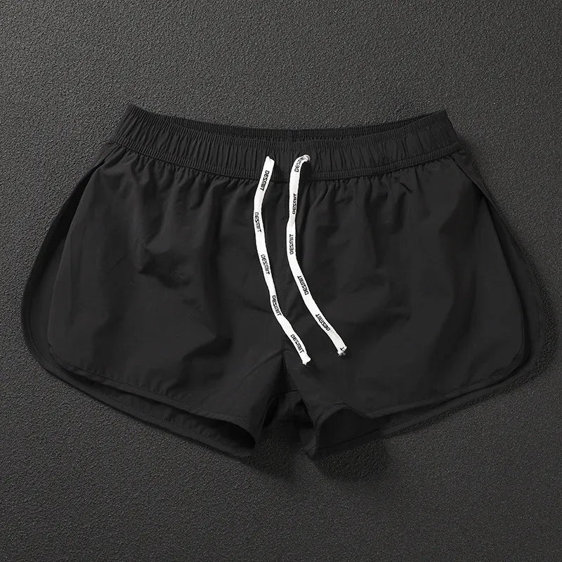 Men's loose fit summer shorts in orange, green, or black for beach and surfing leisure wear
