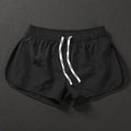 Men's loose fit summer shorts in orange, green, or black for beach and surfing leisure wear