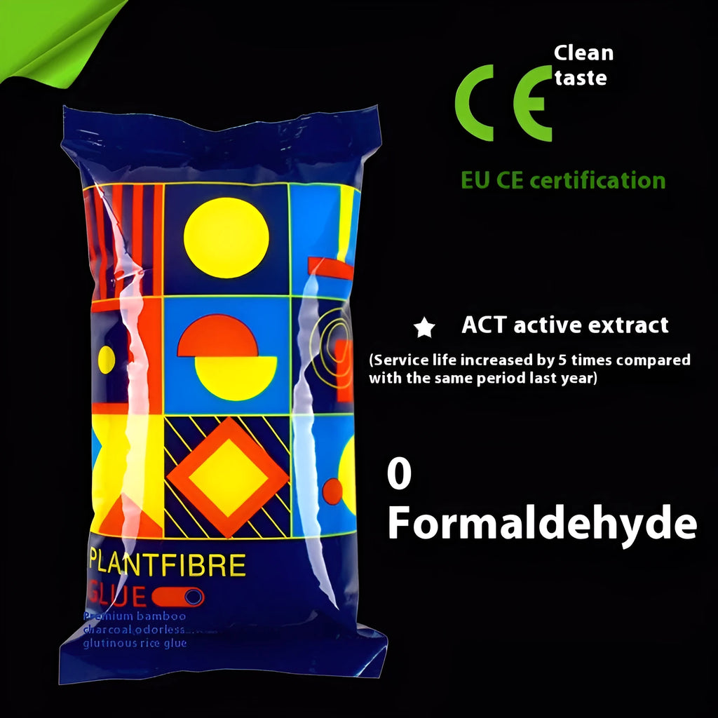 Three rolls of Glutinous Rice Glue E, a formaldehyde-free wallpaper adhesive