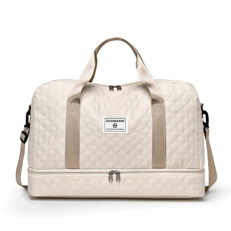 Large capacity Oxford cloth travel bag in multiple colour options with 36-55L storage space