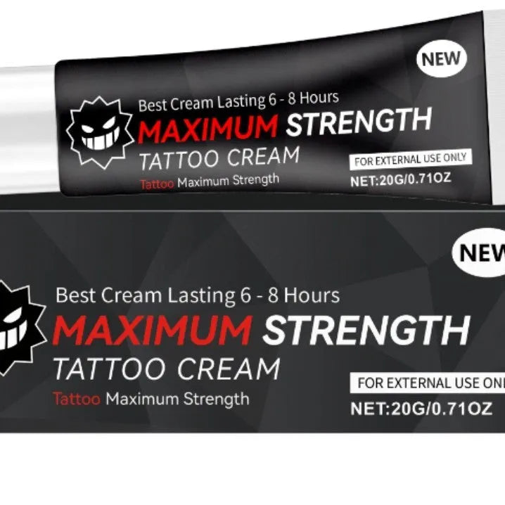 Tattoo care gel 20g tube with aloe vera and vitamin E for tattoo aftercare
