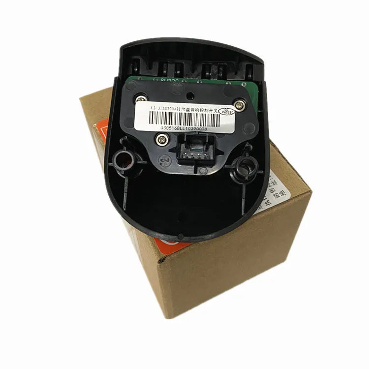 Black F3R steering wheel controller button for automotive audio system upgrade