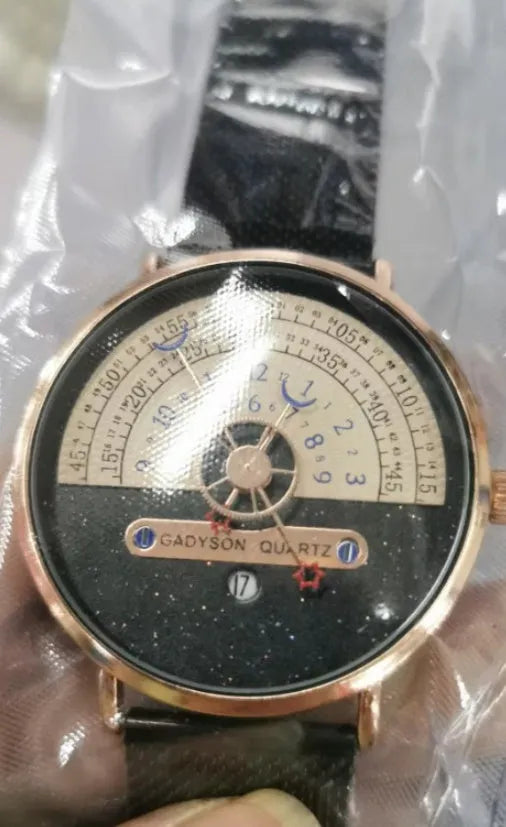 Men's silver sports watch with 40mm dial and stainless steel strap showing quartz movement display
