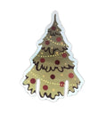 Set of 10 red Santa hat covers for wine glasses, non-woven fabric, 6x3.6 cm