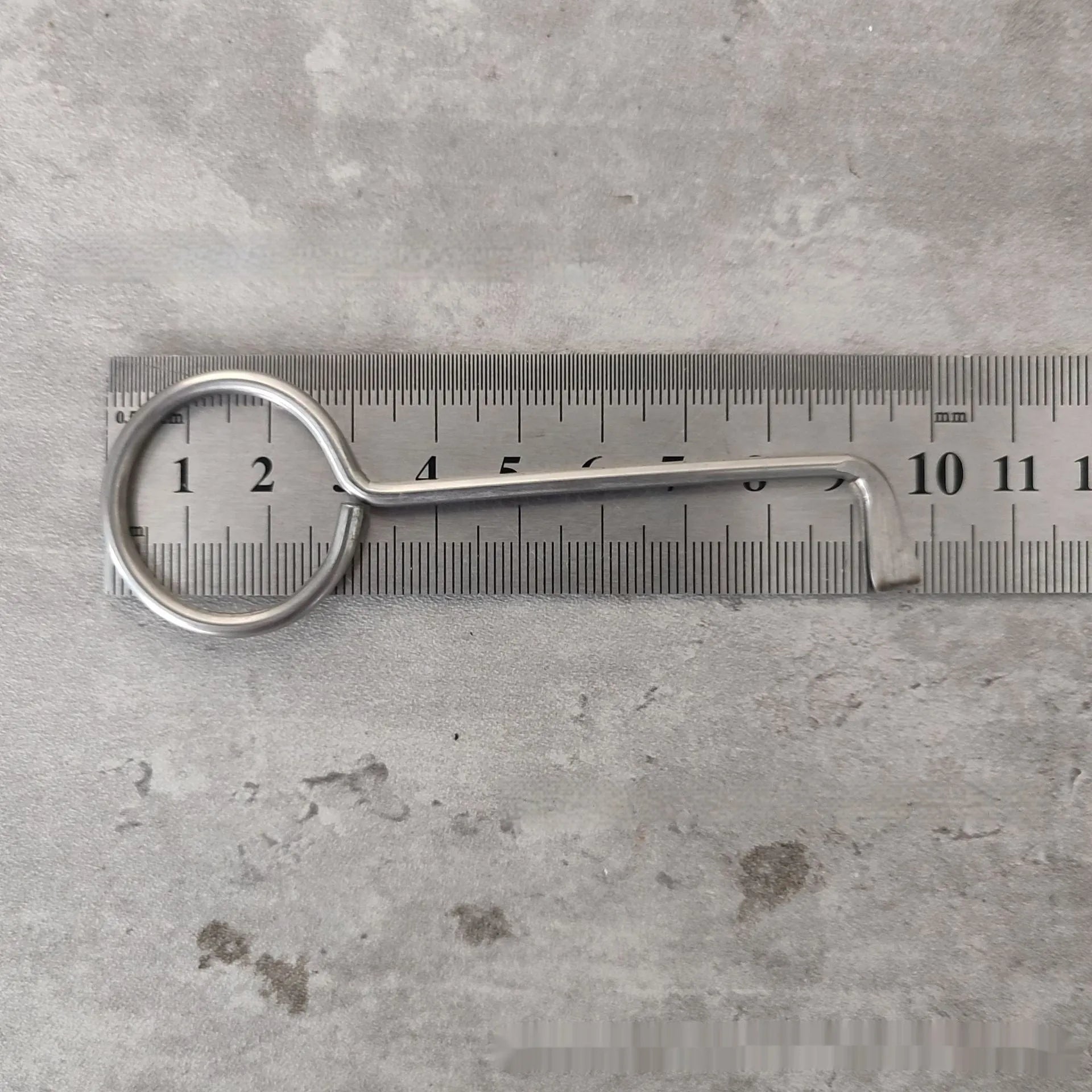 Two alloy wrench tools from portable mechanical set for household and vehicle repairs