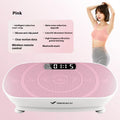 Portable smart power plate in grey colour showing compact 58x38x16cm dimensions with Bluetooth connectivity
