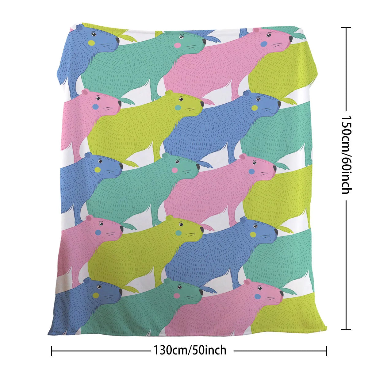 Flannel cartoon dolphin printed blanket in pink, soft flannel velvet throw for couch or outdoor use