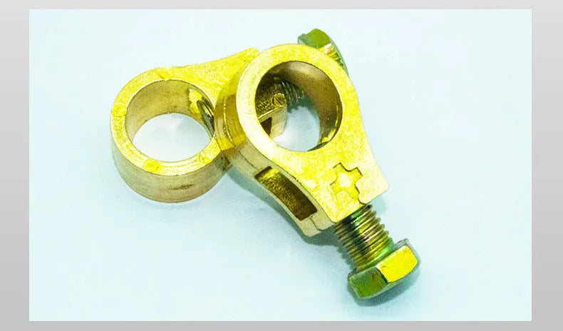 Pure copper car battery terminal clamp for vehicle electrical connections