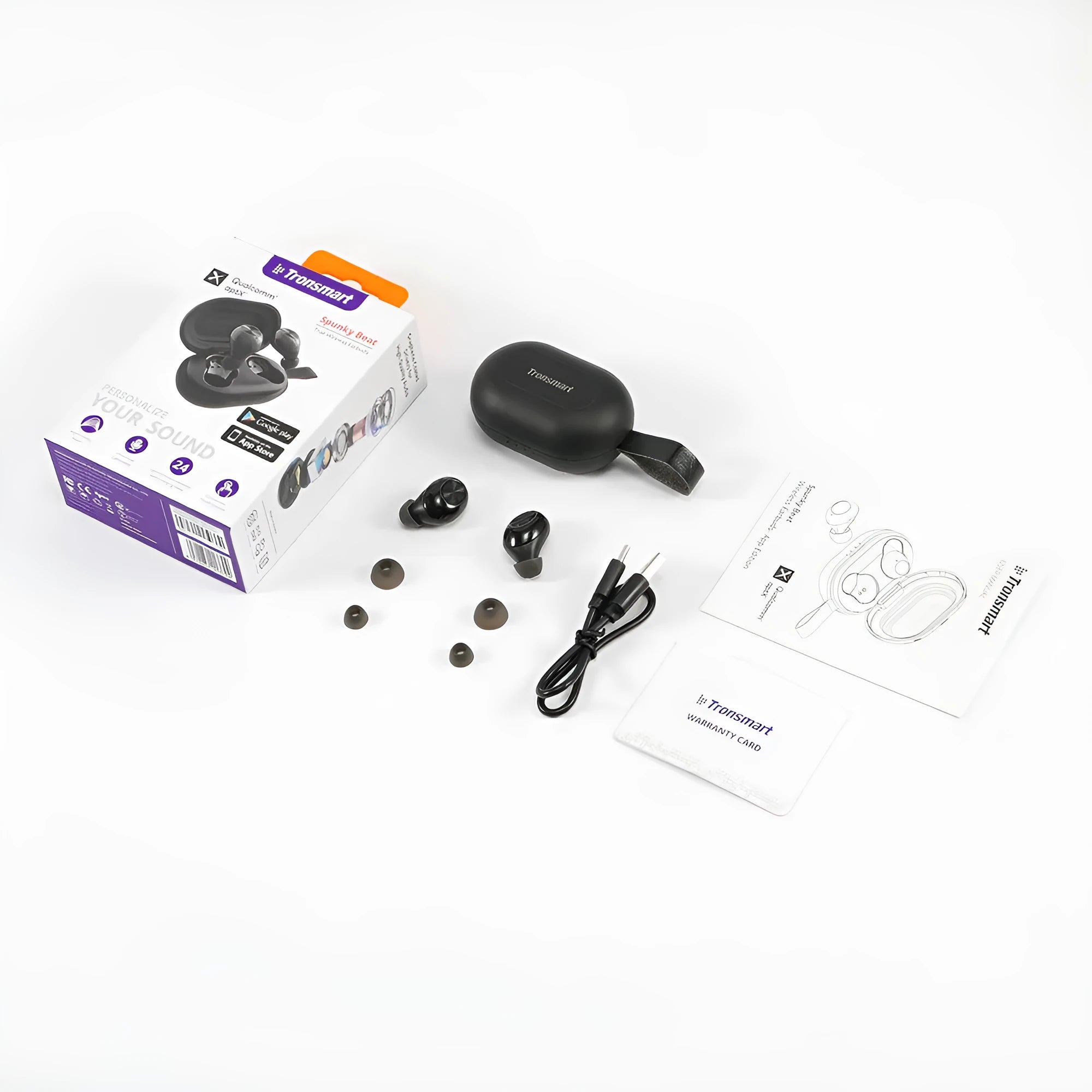 Tronsmart Spunky Beat Bluetooth earphones with Qualcomm aptX certification and touch controls