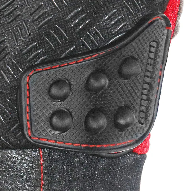 Madbike half finger motorcycle gloves for men in black colour option