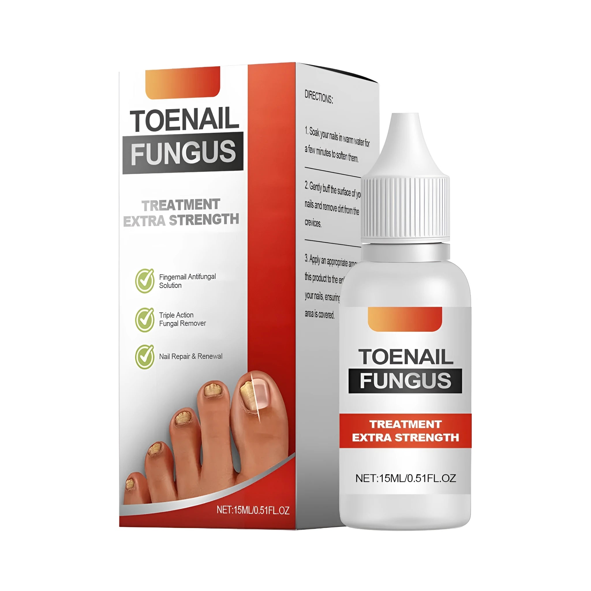 15 ml dropper bottle of nail care drops for cuticle and nail treatment