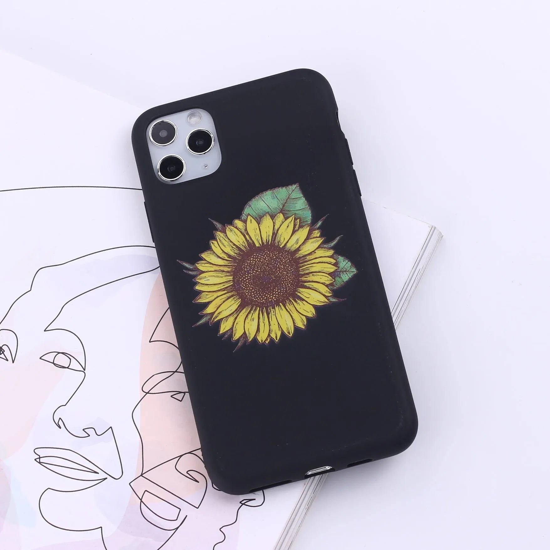 TPU mobile phone back cover case for Apple iPhone in one of 14 colour options.