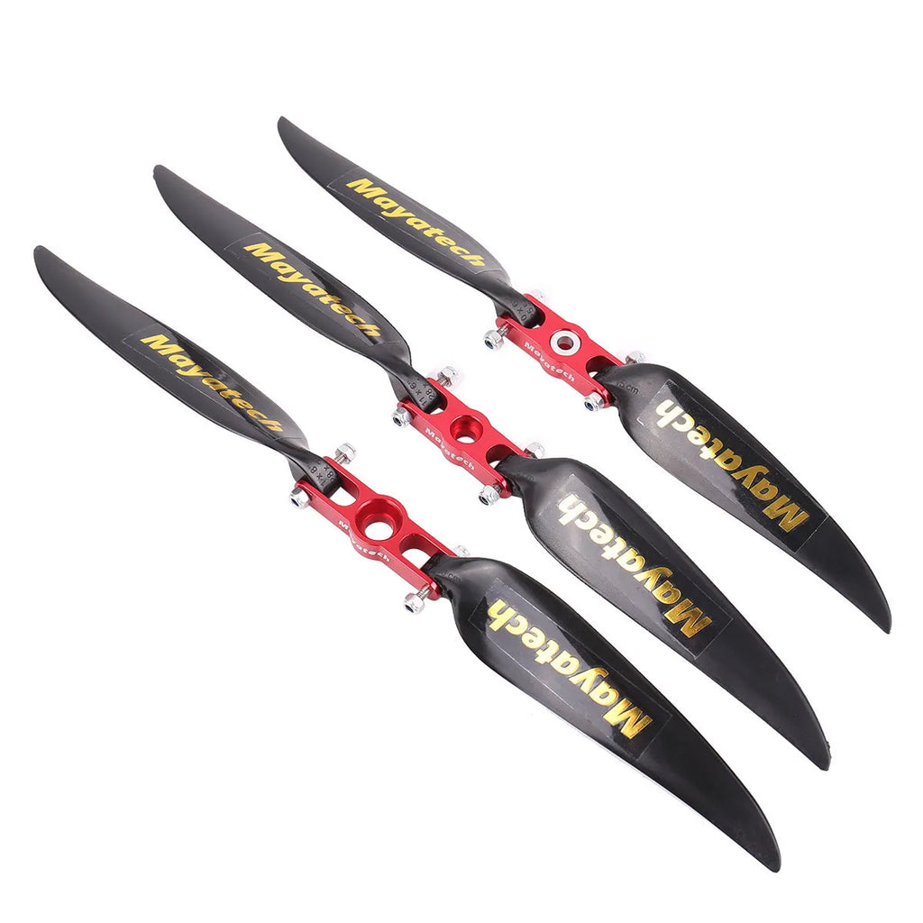 Black folding paddle with quick-disassembly fittings showing 12x6.5cm blade size
