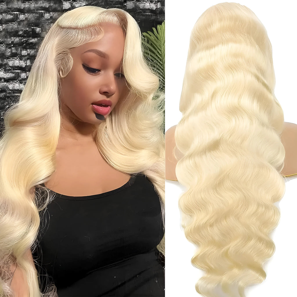 A woman's synthetic front lace wig with curly medium-long hair in colour M1 539 613#