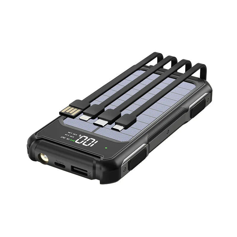Military grade power bank in black, green or orange with 10000mAh or 20000mAh capacity