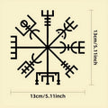 13x13cm square vegetarian vinyl car sticker for windows and notebooks.