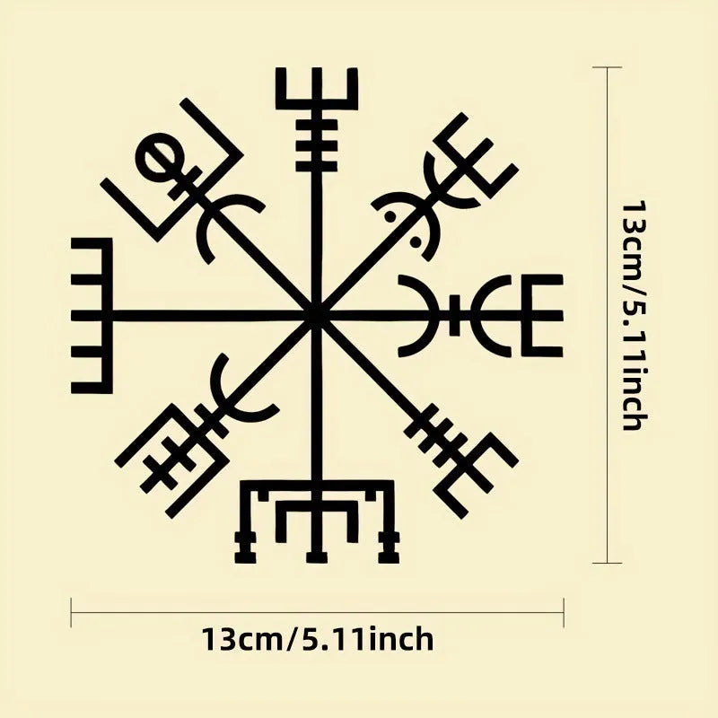 13x13cm square vegetarian vinyl car sticker for windows and notebooks.