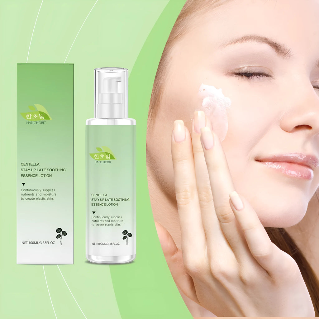 Body Care Snow Grass Soothing Milk 100ml bottle with soothing water.