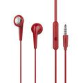 In-ear earphone with 14.2mm dynamic unit and metal sound ripples in black colour