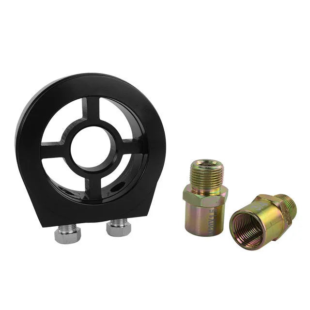 Aluminium oil pressure gauge adapter in multiple colours for universal automotive applications