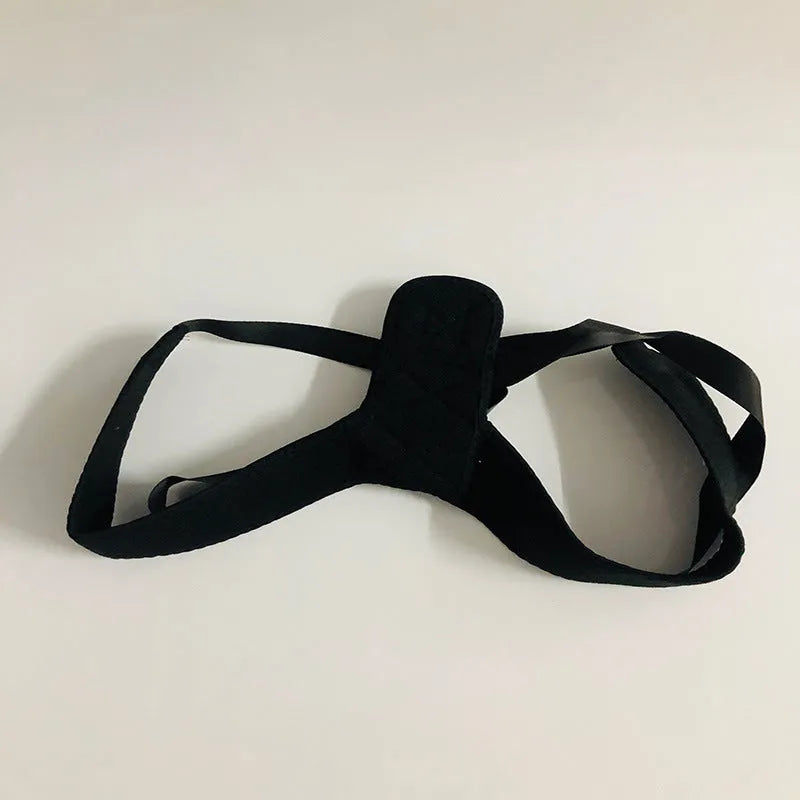 Babaka brand adjustable nylon posture correction band for back support.