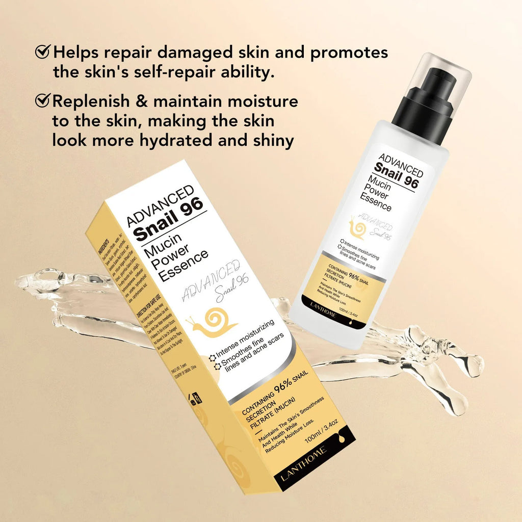 100ml snail snail serum facial essence bottle for universal skin type moisturising