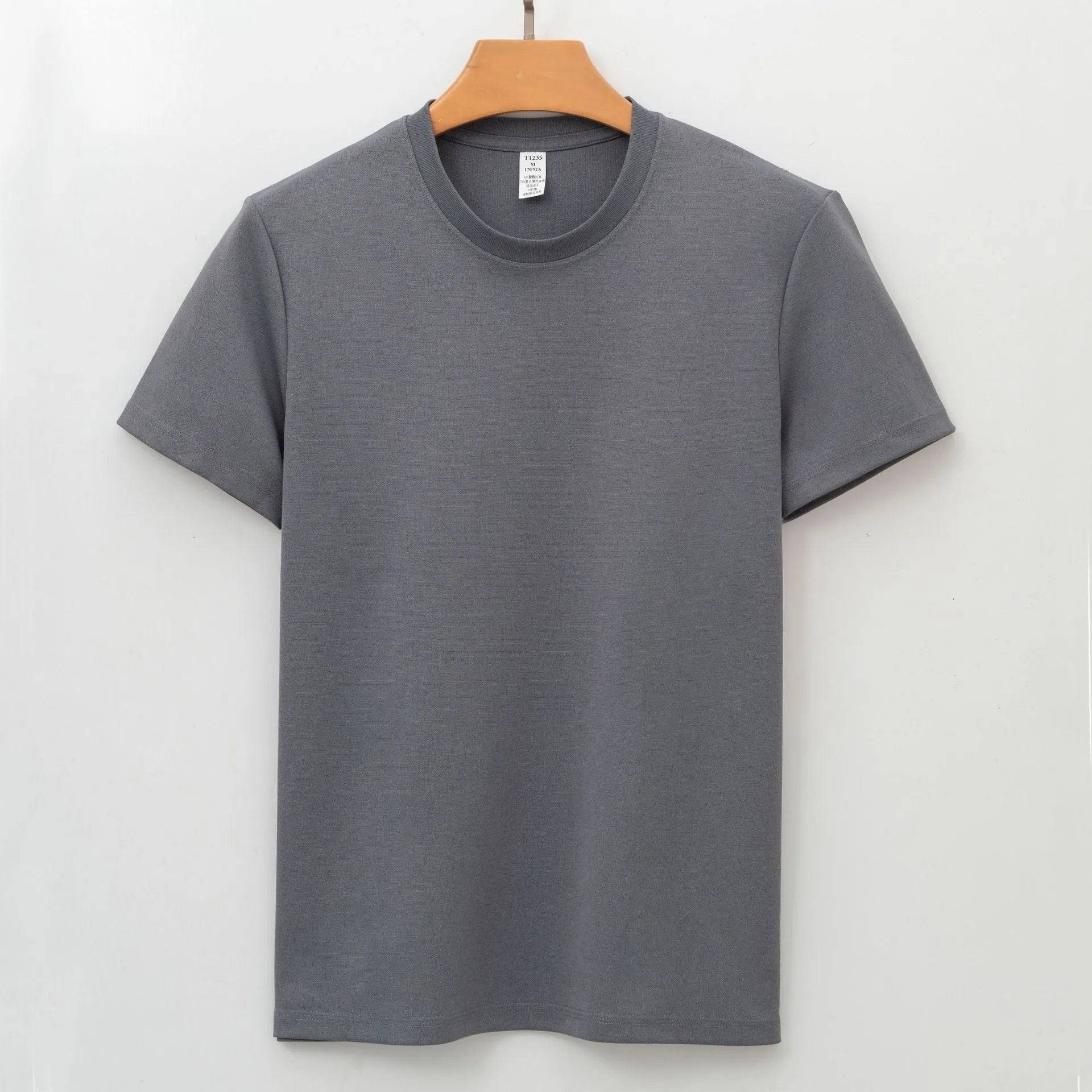 Men's antibacterial quick drying short sleeve shirt in straight cut pullover style