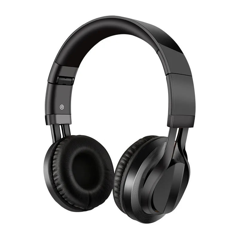 Wired head-mounted headphones with microphone and 1.5m cable for mobile phones
