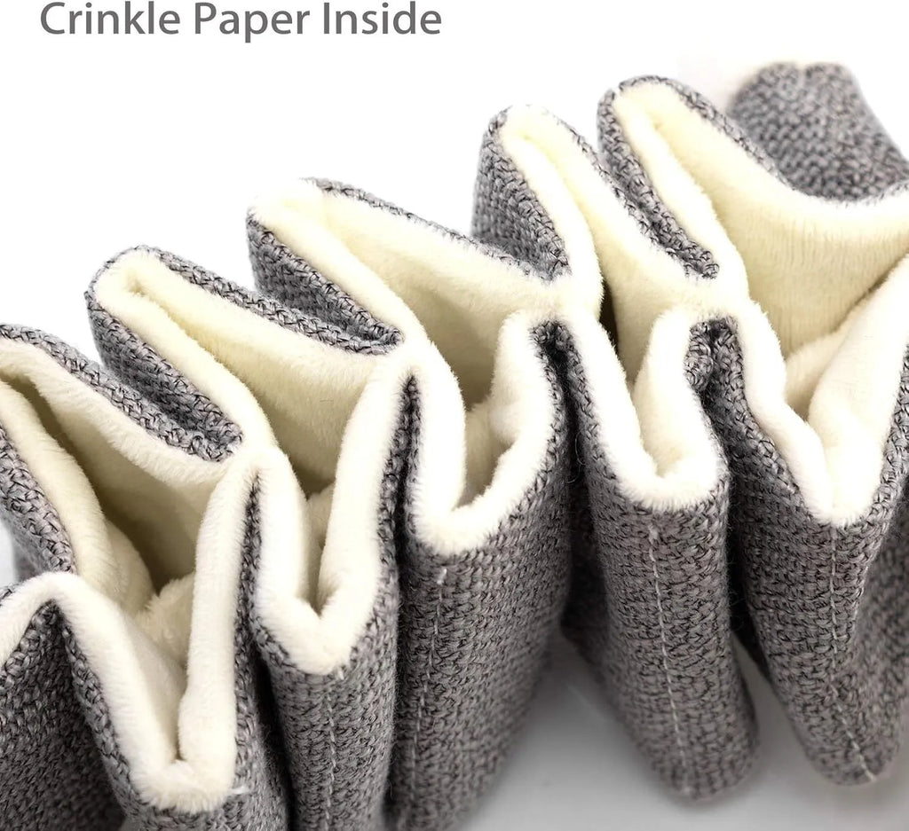 Gray koala squeaky dog toy with crinkle paper, measures 30cm long, for small medium large dogs
