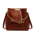 Large capacity PU shoulder bag with wide strap in black colour, sewing thread detail, crossbody style