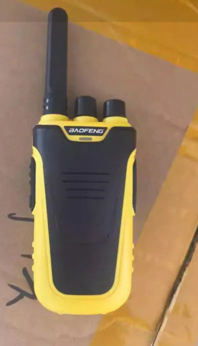 High power 10W wireless intercom with 6800mAh battery and USB charging in red and yellow colour options
