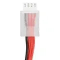 7.4V 1200mAh lithium battery for RC model cars and boats with compact 15x36x70mm dimensions