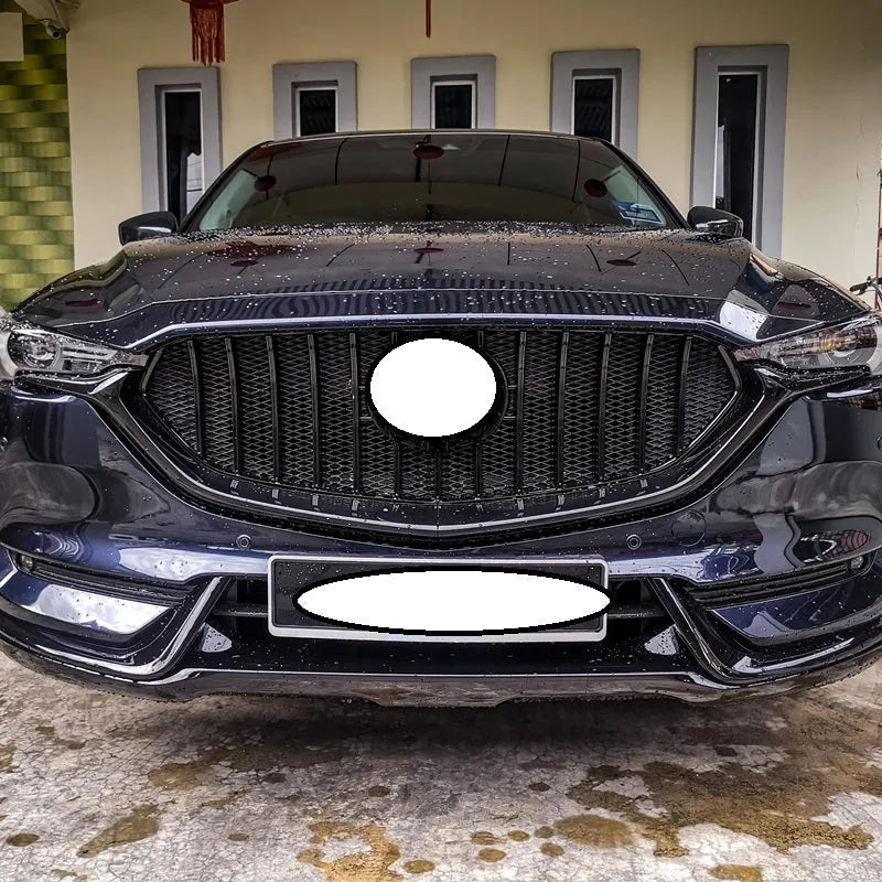 GT sports mesh grille decoration for Mazda CX5 second generation front bumper