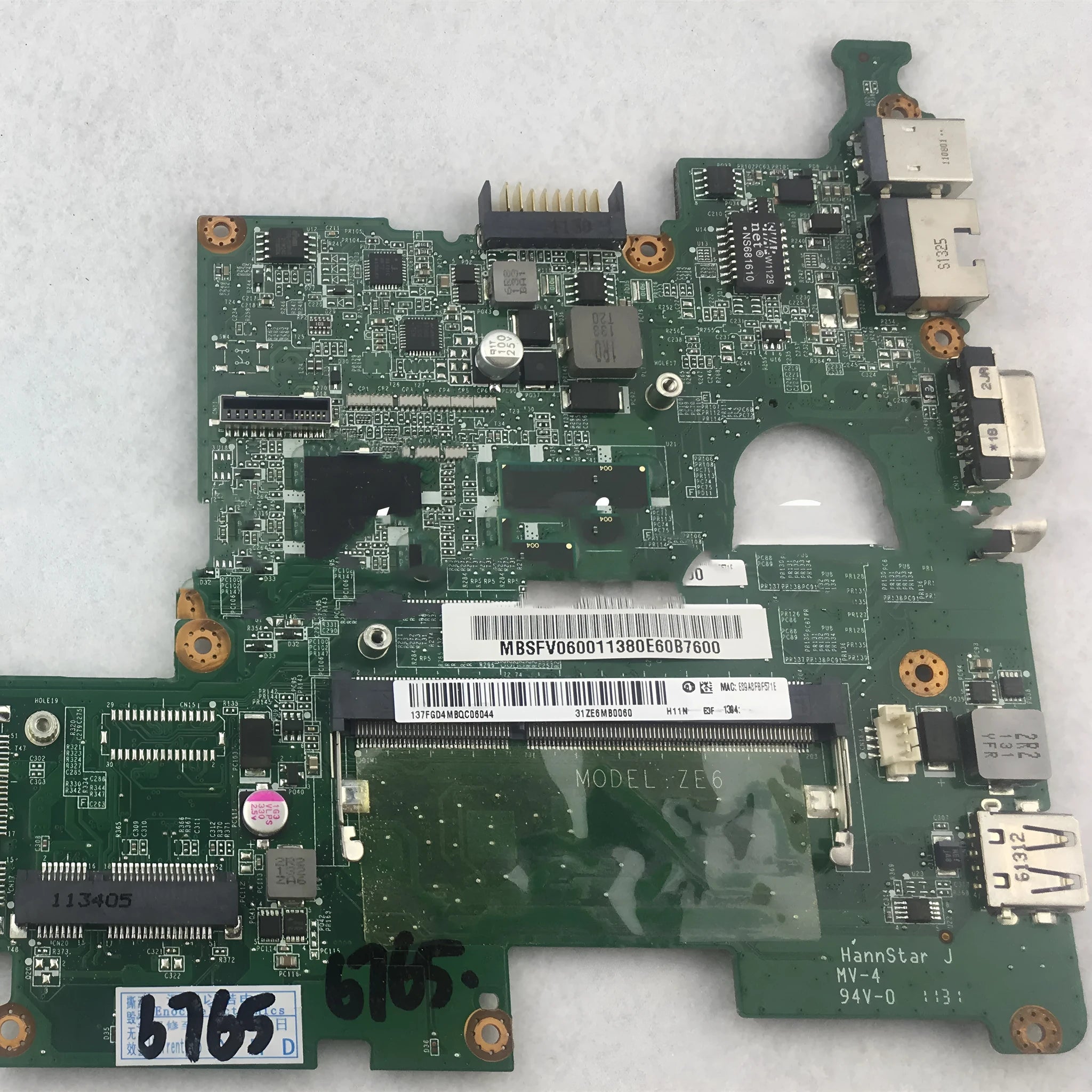 D257 notebook motherboard for Acer Aspire One D257 netbook replacement
