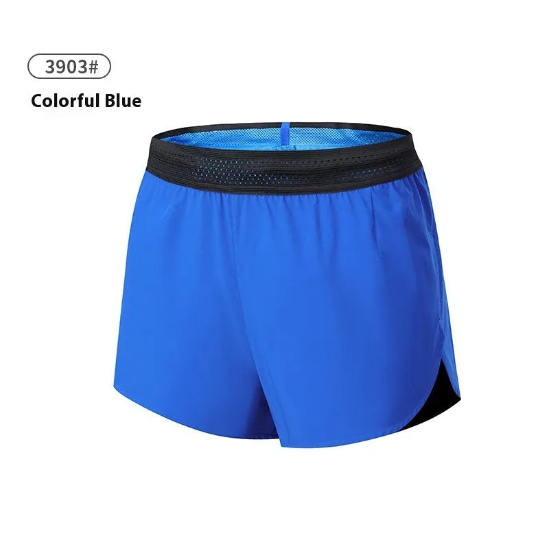 Men's solid colour polyester basketball shorts in low waist design on a neutral background