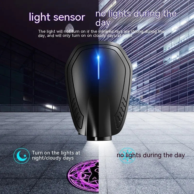 Bright black car atmosphere light laser projector with ABS electronic components