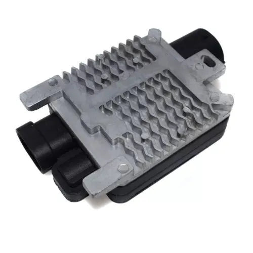 Black PA66+GF30 fan control module for Ford vehicles universal fit