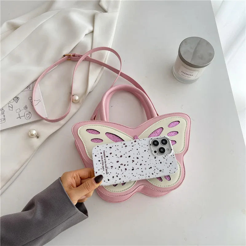 Square shaped PU crossbody shoulder bag in casual style with contrast colour detail