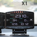 X1 Automotive OBD diagnostic instrument with metal construction and LED display