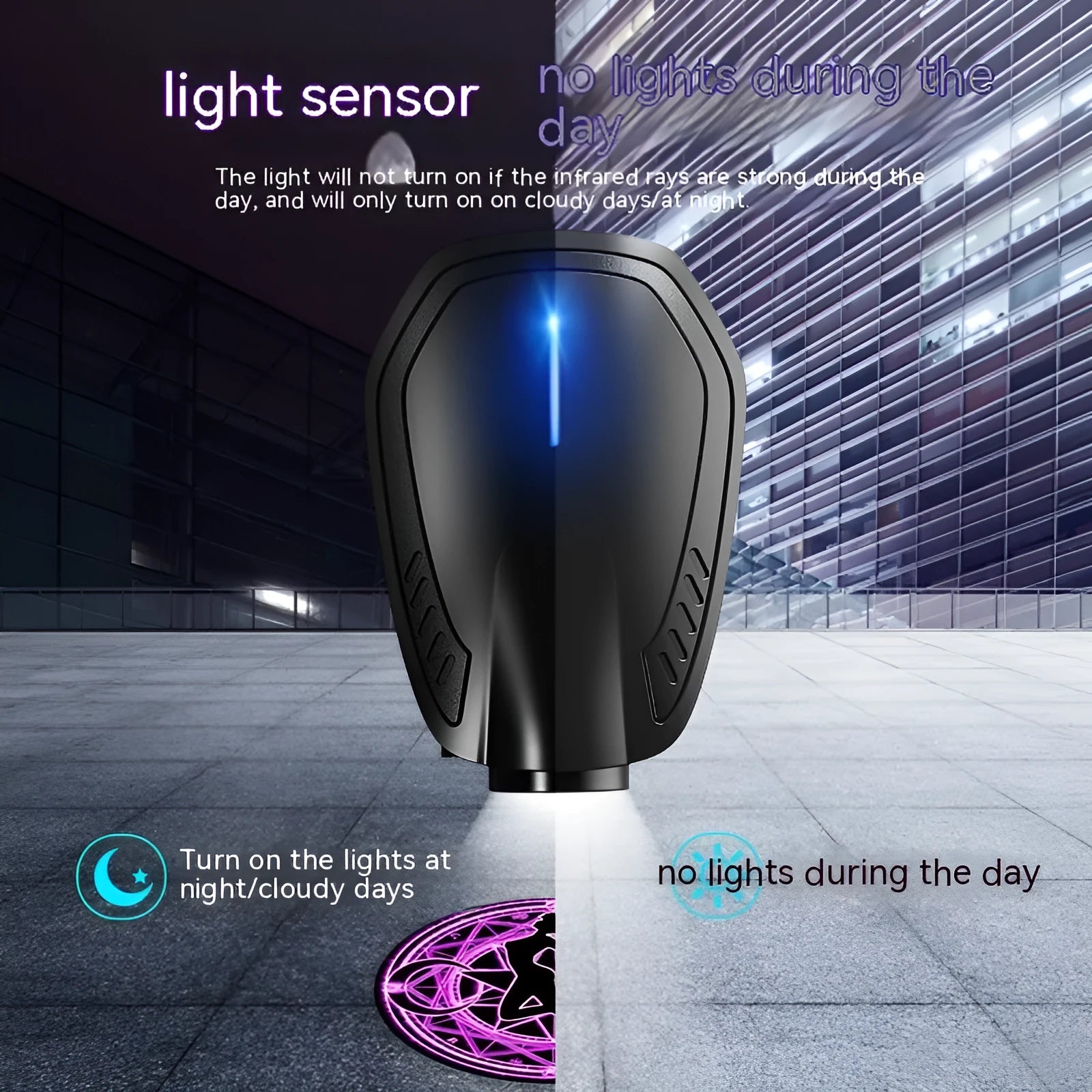Bright black car atmosphere light laser projector with ABS electronic components