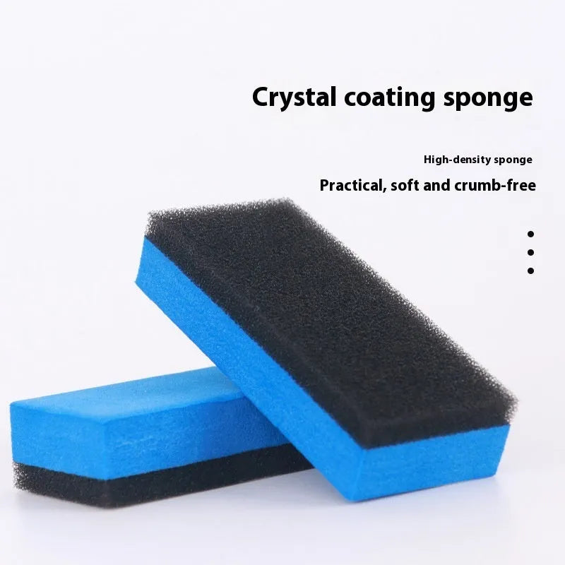 Car repair wax kit with A and B wax compounds and frosted sponge mop for paint scratch removal