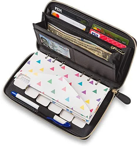 Anti-theft RFID blocking PU leather card holder wallet in various colours.