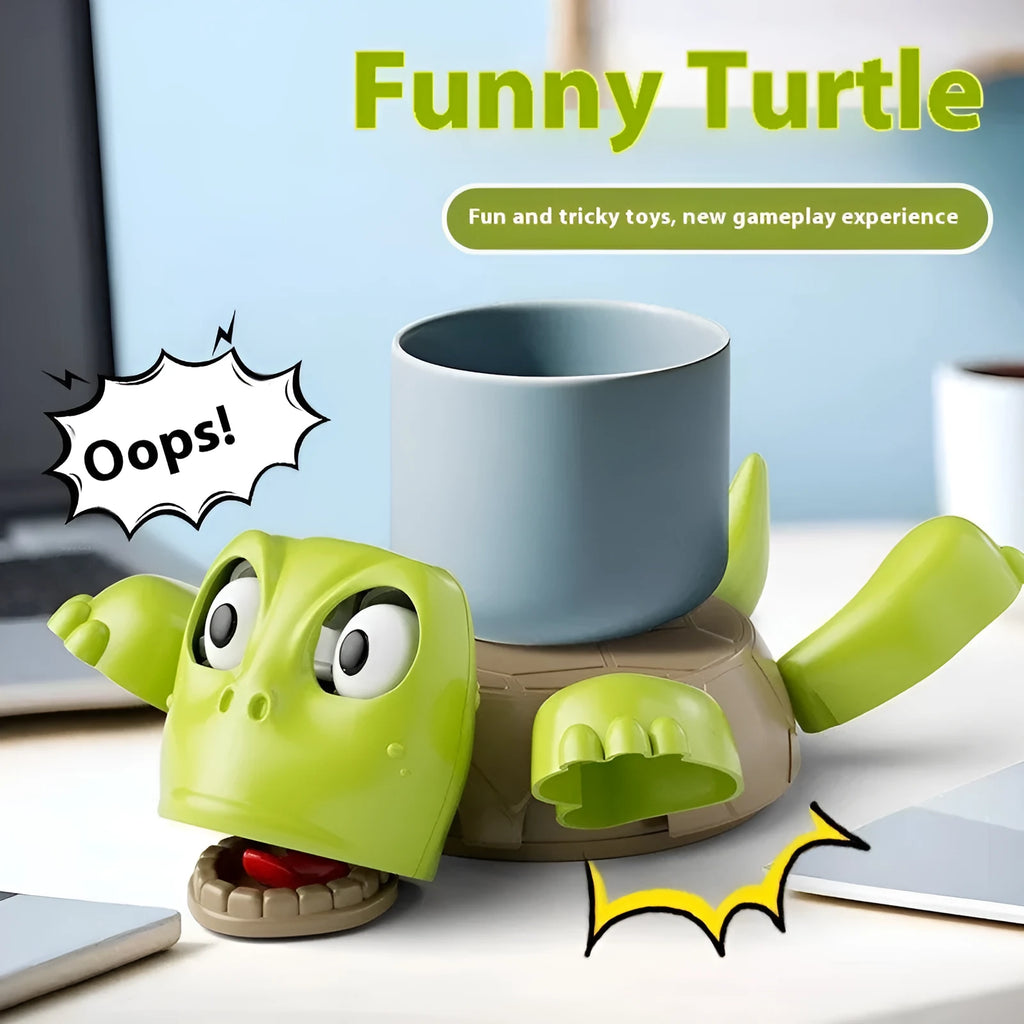 ABS plastic turtle coaster for heat insulation in light green colour