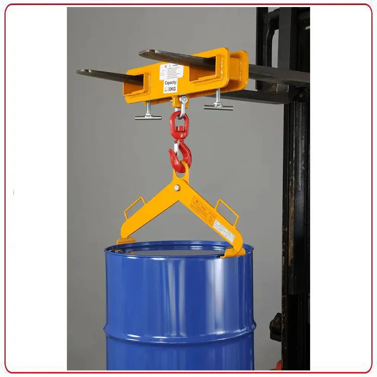 MK forklift crane hook with rotatable drum and safety lock, made from iron for 500kg capacity