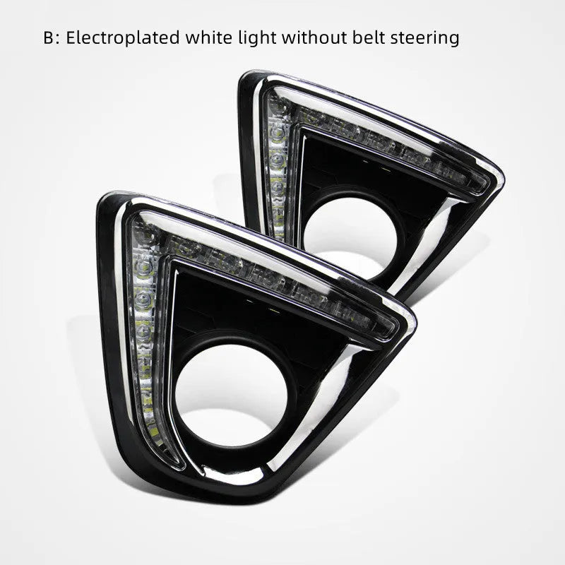 Mazda CX-5 daytime running light LED replacement set with electroplated white light finish options